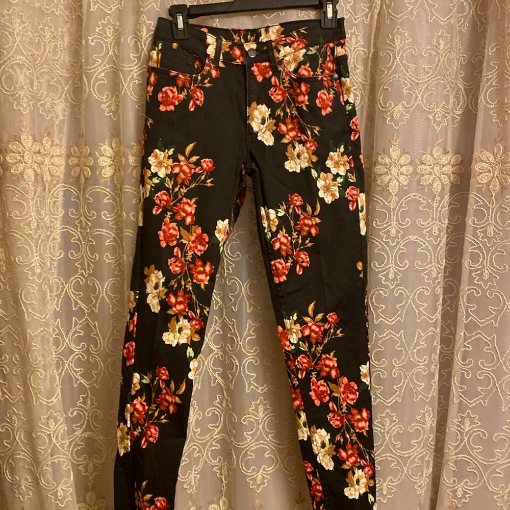VENUS flowered jeans